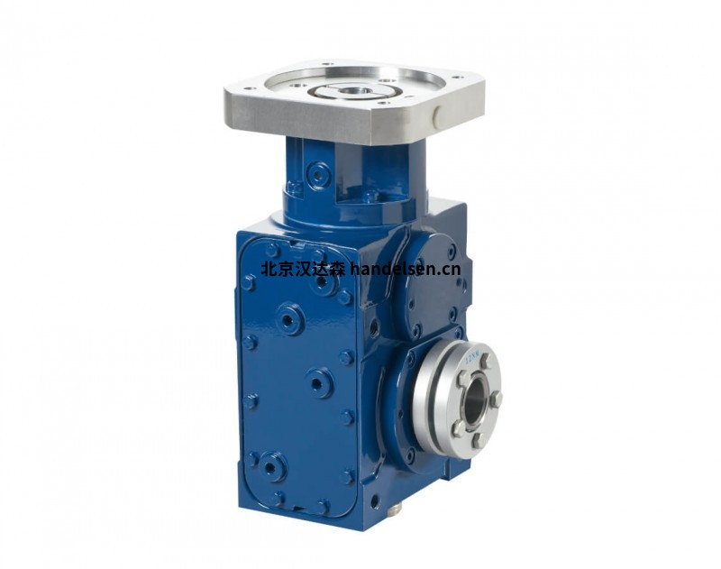 MKS帶鍵的實心軸角齒輪箱