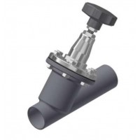 BUROCCO系列VMFL/BW流量系數高不銹鋼 Y型手動角座閥