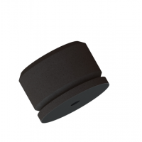 ACLA-WERKE  緩沖器A型，帶圓形鋼板和中心孔，用安裝螺釘固定