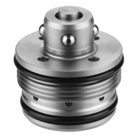 德國AMF 夾緊模塊，旋入式，短設計，開啟工作壓力，最小5巴至最大12巴