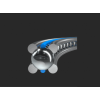 德國(guó)Franke軸承LEL系列鋼絲滾道軸承，帶有地面電纜管道