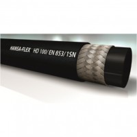 德国HANSA-FLEX编织软管KP100 AIL编织软管单层EN857 1SC铁路认证 EN45545-2